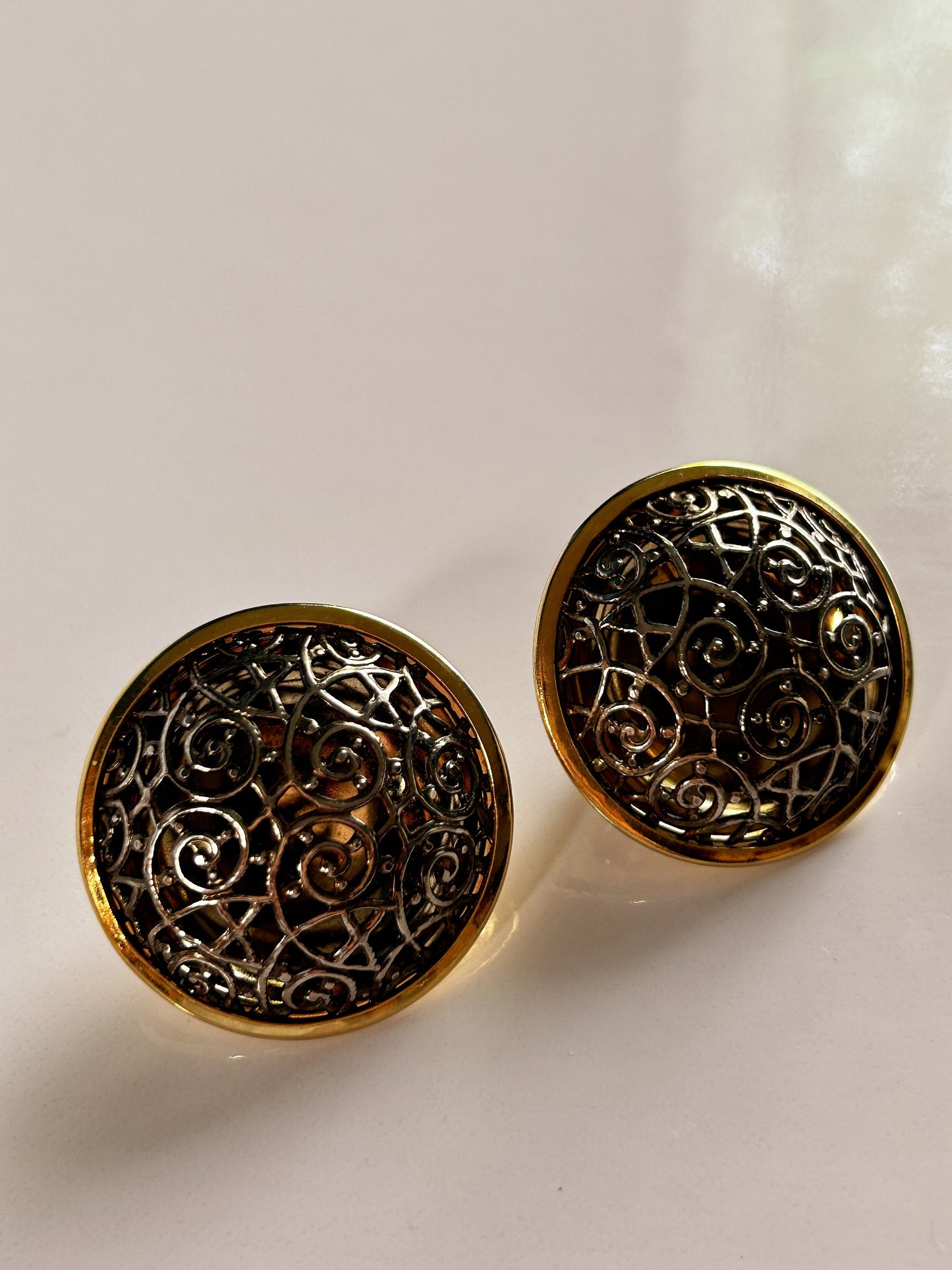 Vintage clip on earrings