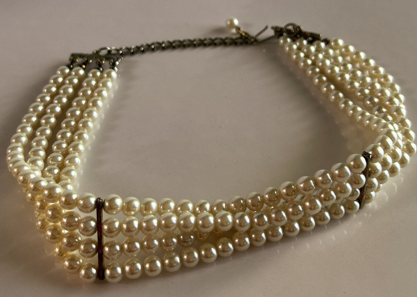 Vintage pearl choker