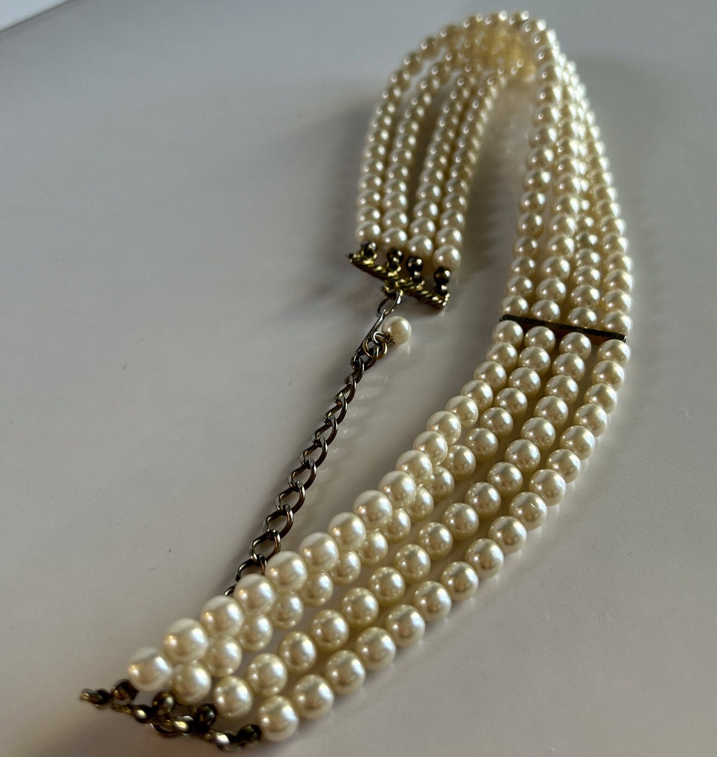 Vintage pearl choker