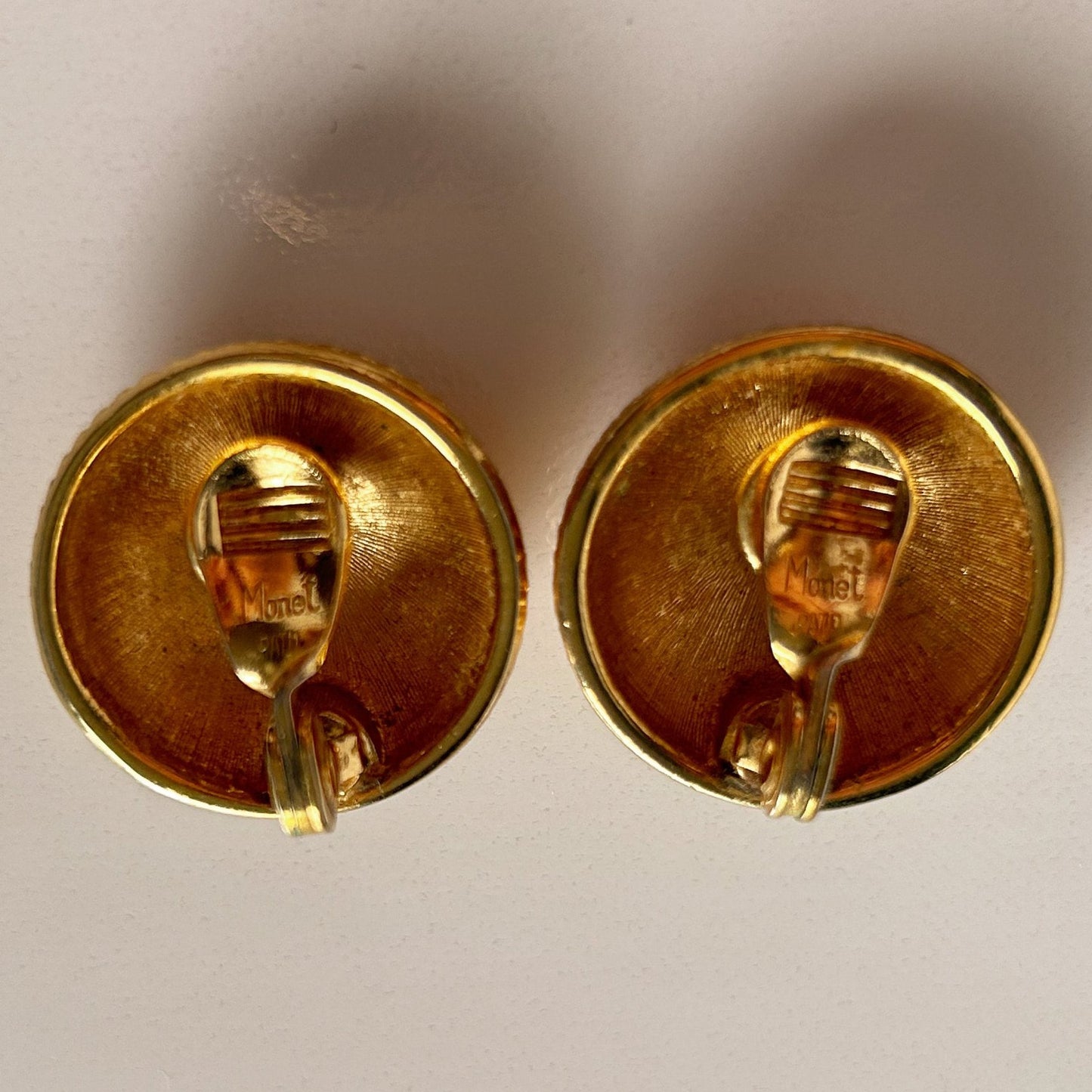 Vintage Monet clip on earrings