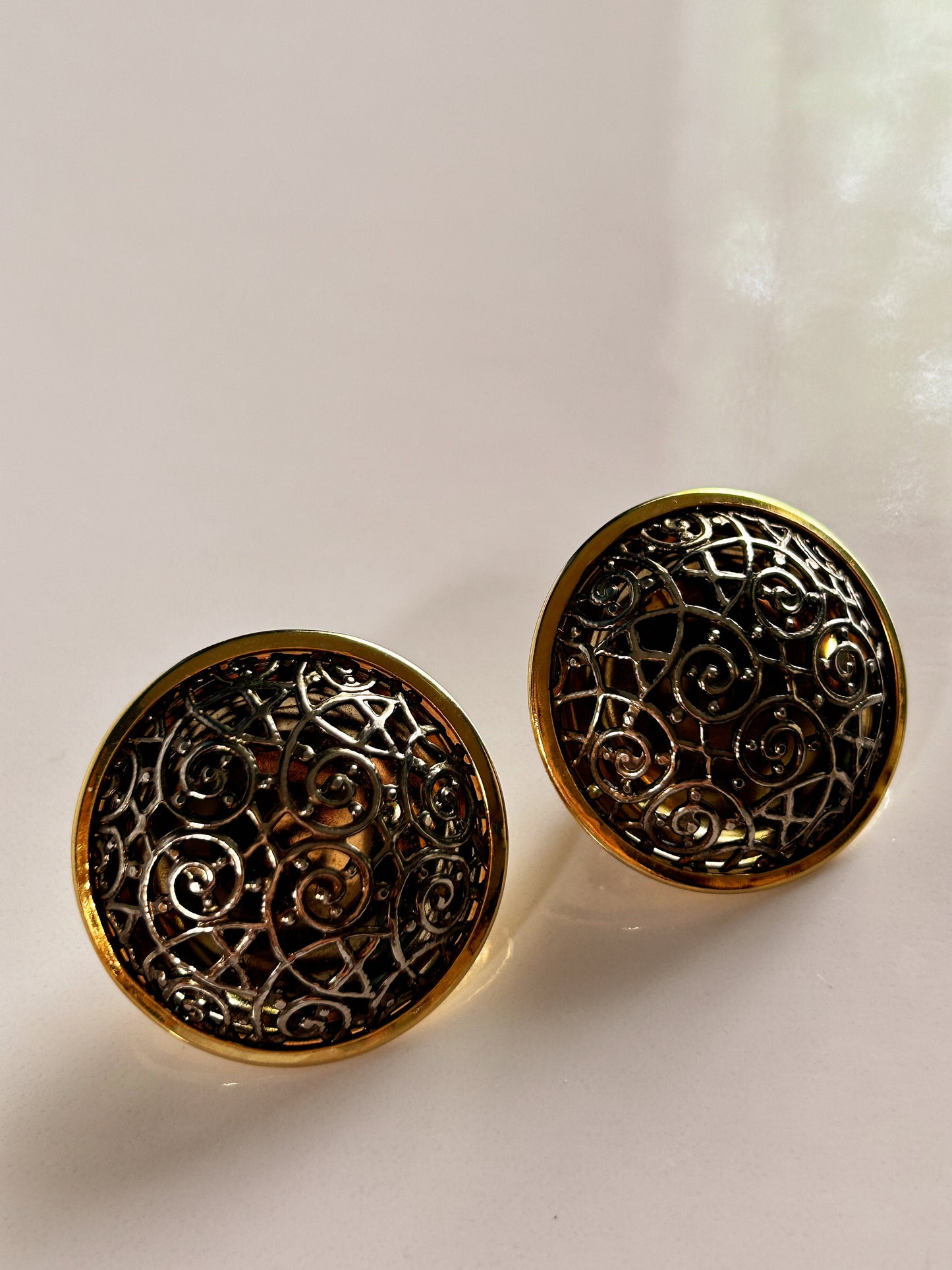 Vintage clip on earrings