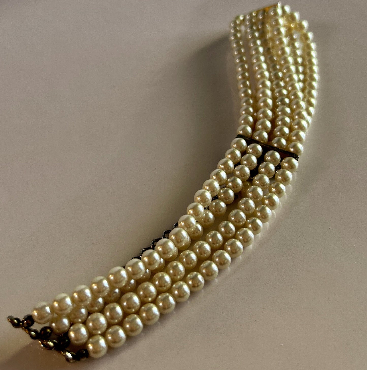 Vintage pearl choker