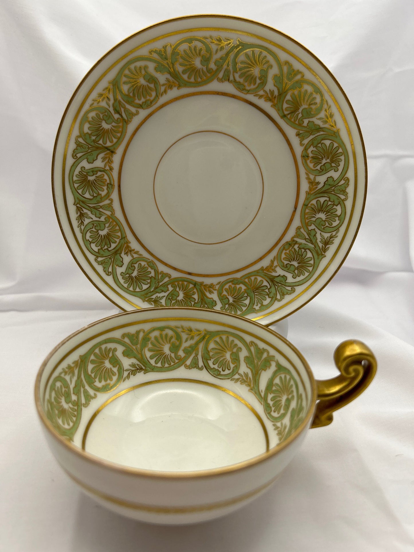 Rare L. Bernardaud & Co Limoges France Tea Cup And Saucer